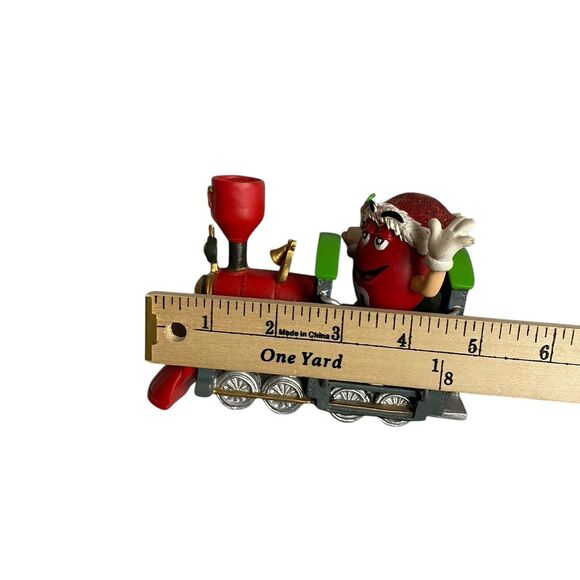Department 56 M&M's Christmas Express Train Engine "Red" 2008 Figurine - Picture 10 of 11